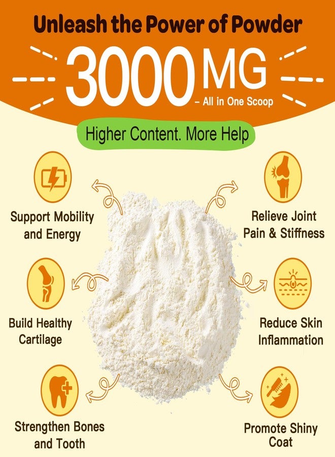 NATURE TARGET Glucosamine for Dogs, Joint Supplement for Dogs, Chondroitin, MSM, Turmeric, Omega 3, Support Hip & Joint Mobility - Dog Joint Pain Relief for Small & Large Breed, 9.52 Oz - Image 3